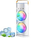 Andowl Dual Head Fan Humidifier with RGB Lighting Q-f600d