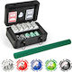 Costway Set 300 Poker Chips with 3 Decks and Felt