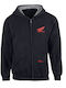 Kids Sweatshirt Cardigan with Hood Black