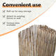 vidaXL Bamboo Fencing with Whole Reed Bamboo 1.4x4m