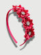 Trendy Kids Red Kids Headband with Flower