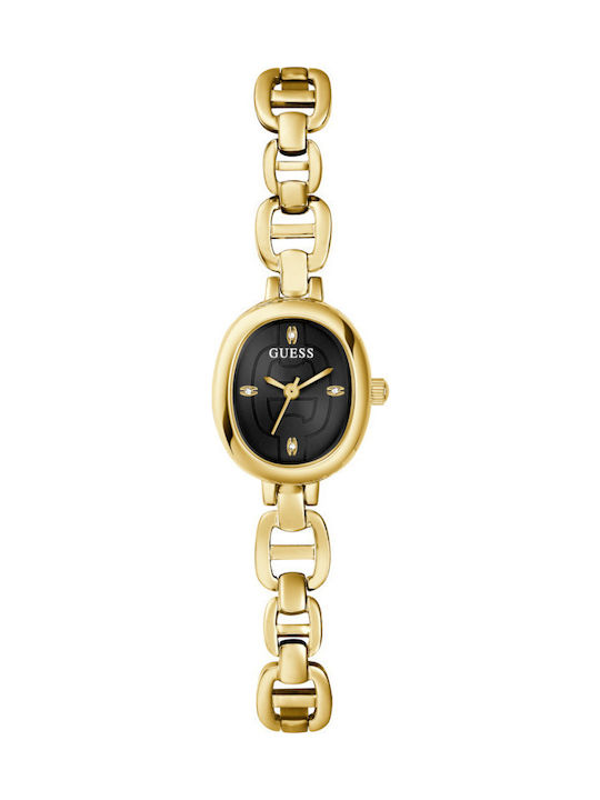 Guess Γυναικείο Ρολόι 21mm Μπαταρίας με Χρυσό Μεταλλικό Μπρασελέ