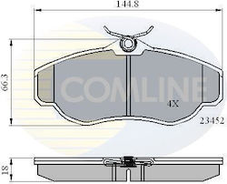 Vorderer Bremsscheibensatz Land Rover Cbp0162-421 Vorderer Bremsscheibensatz Land Rover Cbp0162-421