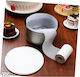 Hârtie de Copt Rotundă de Unică Folosință Compatibilă cu Cuptorul Set Friteuză cu Aer 50 Bucăți Diametru 20,3 cm Oferte Originale