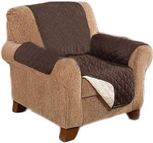 Elastische Abdeckung Für Polstermöbel Braun 55x196cm