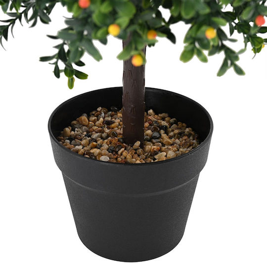 vidaXL Copac Artificial cu Fructe în Ghiveci 35x50 cm Verde