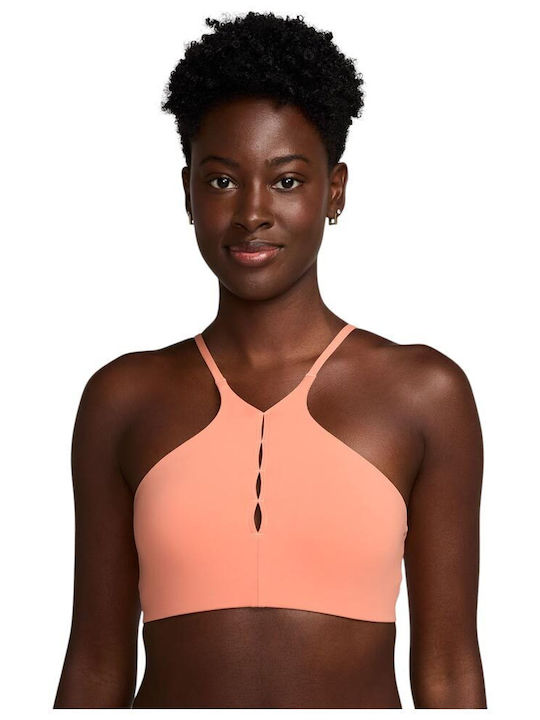 nike orange bra top