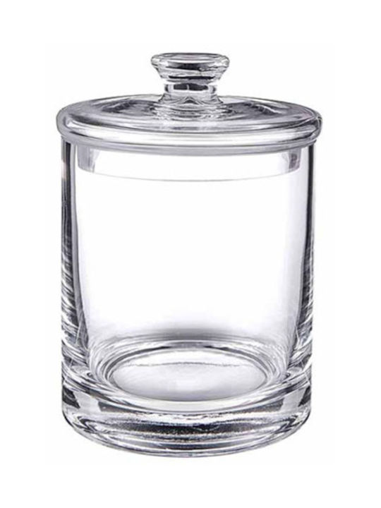Homestyle Vase General Use with Lid Glass Transparent 2000ml