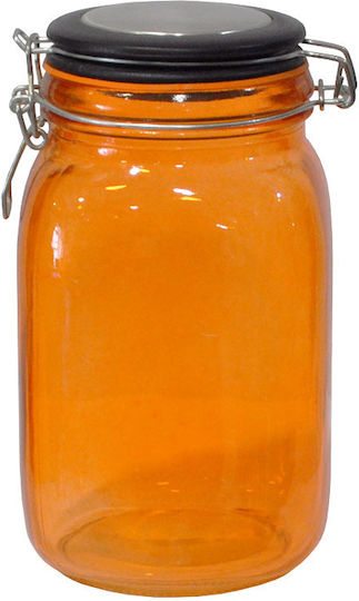 Ankor General Use Glass Jar with Airtight Lid Transparent 13x11x20cm