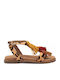 Carmela Leather Women's Flat Sandals