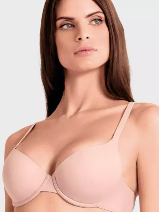 Lormar Balconette Mousse Beige Σουτιέν mit leichter Polsterung mit Bügel