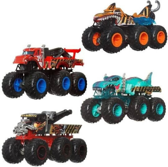 Hot Wheels Lastwagen Loco Punk Fahrzeug 1:64 Monstertrucks für 3+ Jahre Verschiedene Designs 1Stück
