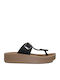 Women's Flat Sandals Anatomic in Black Color