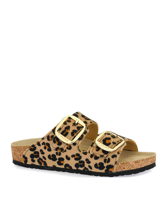 Vesna Кожени Анатомични Сандали Leopard