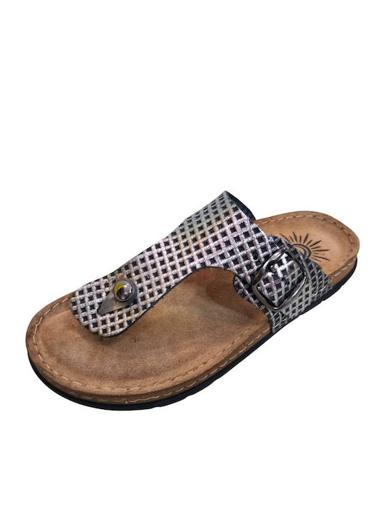 Sunny Sandals Δερμάτινα Γυναικεία Ανατομικά Σαν...