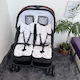 Stroller Seat Liner Blue