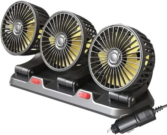 Dreifacher Auto-Lüfter 12V mit ausziehbaren Armen