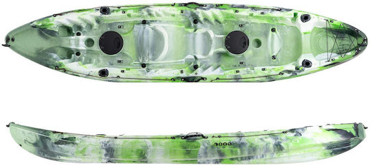 SCK Nereus HD 2704 Πλαστικό Kayak Ψαρέματος 2 Ατόμων Πράσινο
