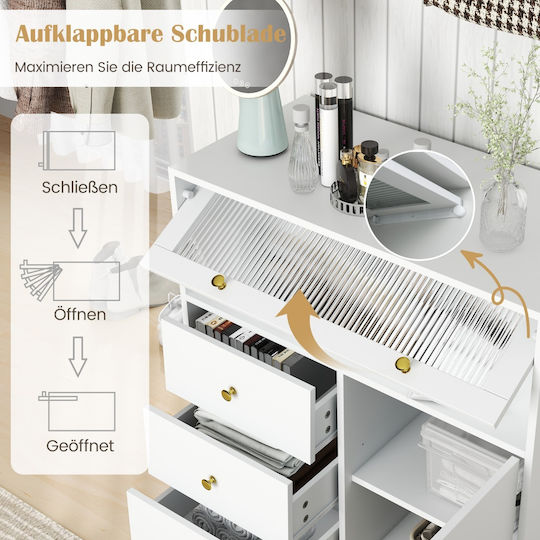 Bibliothek Gold 80x40x95,5cm