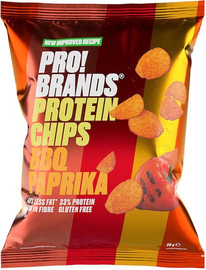 Chips Πρωτεΐνης Protein με Γεύση BBQ 50gr 7350021426147