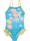 Frozen Kinder Badebekleidung Einteilig Hellblau