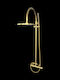 Viospiral Etna 00-02957/bg Ρυθμιζόμενη Στήλη Ντουζ Μπαταρία Brushed Gold