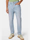 Dean Men's Jeans Pants with Loose Tapered Fit Blue