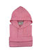 Astron Italy Παιδικό Μπουρνούζι Pink mit Kapuze
