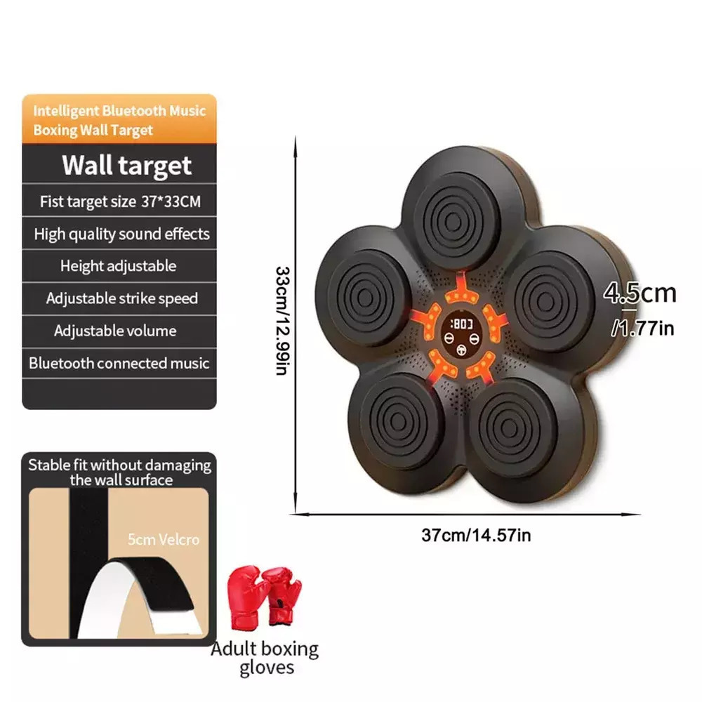 Boxing Machine Bluetooth Capability Adjustable Speed Boxing Machine ...