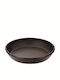 Horecabar Teller Suppe aus Melamin Schwarz mit Durchmesser 30.1cm
