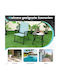 Outdoor-Stuhl Metallisch Türkis 65x60x93εκ.