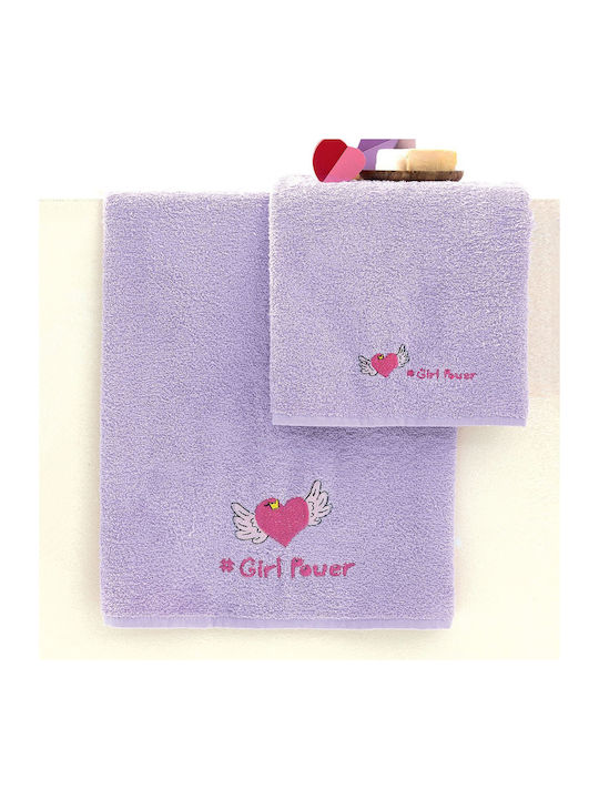 Palamaiki Set of baby towels 2pcs Girlpo Girlpo Weight 380gr/m²