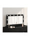 "vidaXL Vanity Mirror Black Oak Black Oak Glass Medium"
