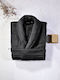 Μπουρνούζι Σμόκιν Γιακάς Black Medium Down Town