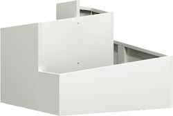 vidaXL Ghiveci Plastic Alb vidaXL Ghiveci Plastic Alb