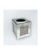 Metallic Napkin Holder Silver 25x13x10cm 4578296