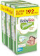 Babylino Klebeband-Windeln Sensitive Cotton Soft Nr. 2 für 3-6kg 192cm