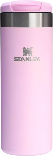 Stanley AeroLight Transit Glass Thermos Stainless Steel BPA Free 470ml Cherry Blossom