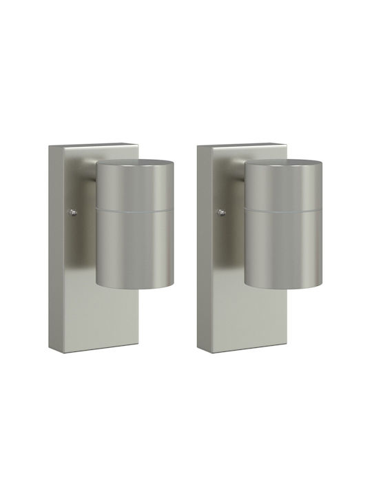 vidaXL Wall-Mounted Outdoor Light GU10 IP44 10.5x6.5x16εκ.