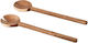Estia Wooden Serving Utensil Set Beige Allure 2pcs