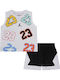 Kids' Set with Shorts Summer 2pcs Black