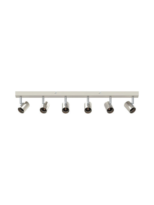 vidaXL Einzel Spot mit Fassung E27 in Silber Farbe