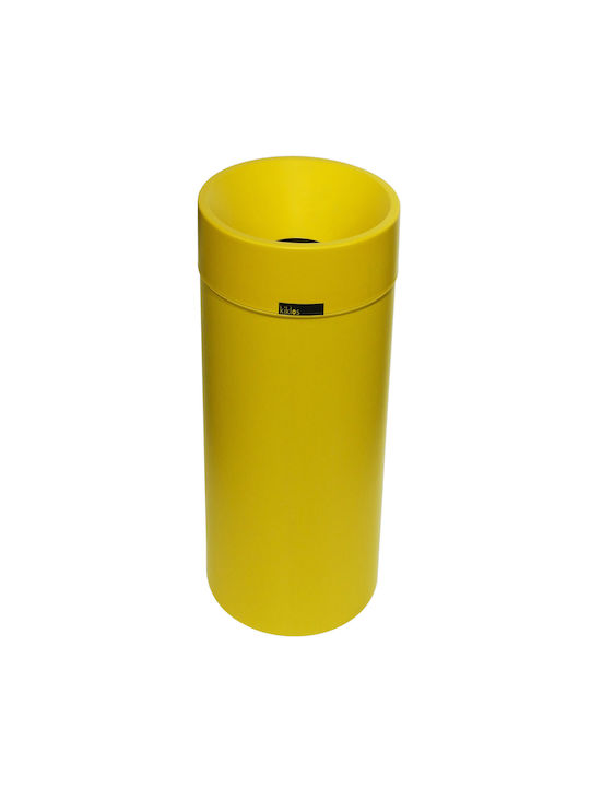 Viomes Coș de Reciclare Plastic Galben 36lt 1buc