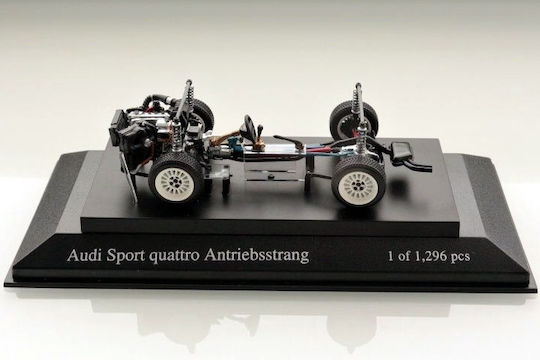 ミニカー 1/43 Audi Sport quatro Drive Train / PMA 1/43 Spark Audi Quattro Sport Winner Pikes Peak 1985 Michele