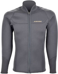 Aropec Aropec Diving Jacket with Zip Gray 3mm