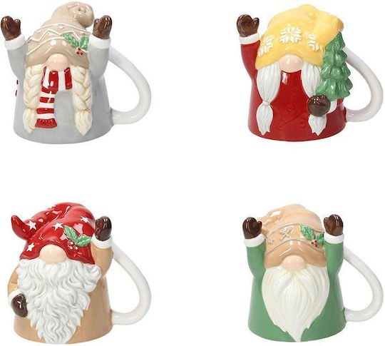 Tognana Christmas Mug Porcelain Gray