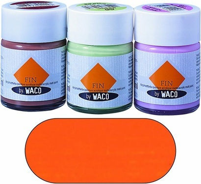 Waco Flüssige Bastel-Acrylfarbe Orange 20ml