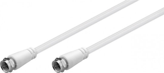 Goobay Καλώδιο До Сателитен F-Connector мъжки - Мъжки F-конектор 2м (58816)