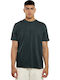 T-shirt Πετρόλ