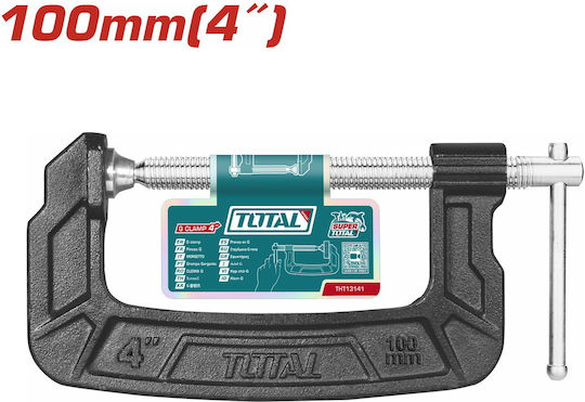 Total Επαγγ Σφιγκτηρας Μαραγκων Τυπου G 4" Tht13141